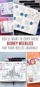 LOVING these Disney bullet journal ideas!