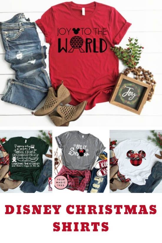 Disney Christmas Shirt ideas {Cute shirts for the Holiday Season!}