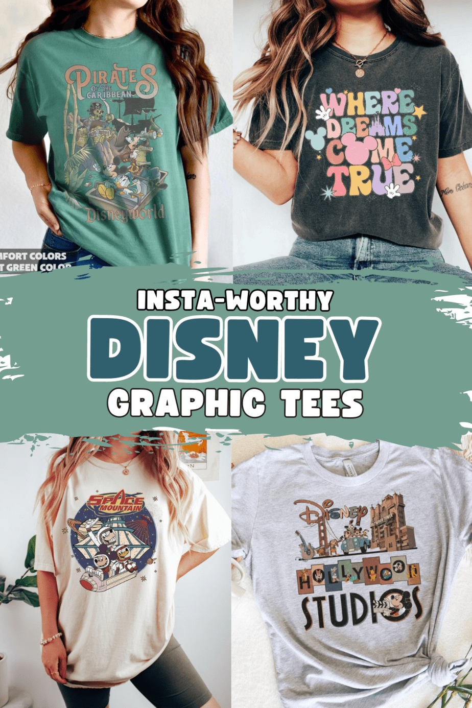 "Get ready for your Disney World vacation with 10 Disney vintage graphic tees. From classic characters to retro designs, stay stylish and comfortable. Shop now!" #DisneyVintageGraphicTees