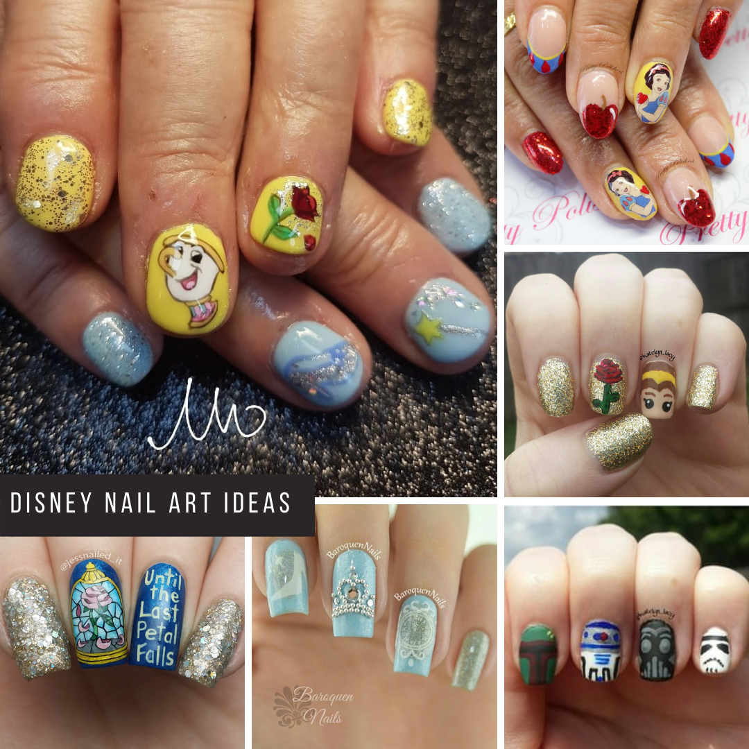 Image result for disney nails  Disney nail designs, Disneyland nails,  Disney nails