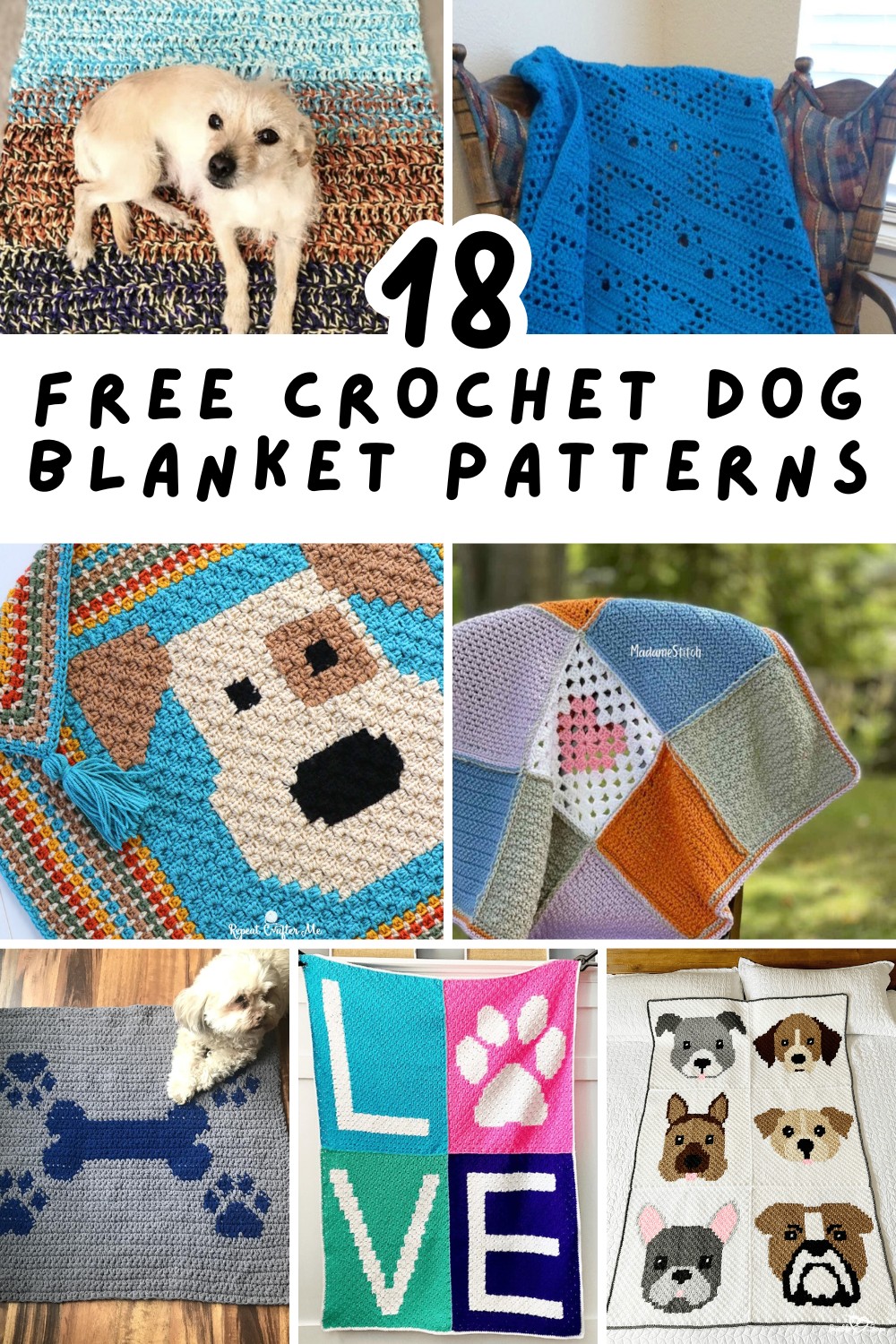 Craft adorable dog blankets with these free crochet patterns! Ideal for keeping pups warm, donating to shelters, or giving as thoughtful gifts. 🐾✨ #DIYCrochet #PetLovers