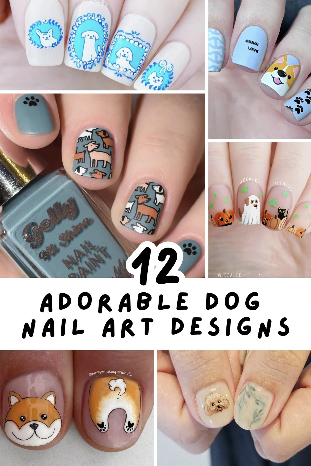 Check out these irresistible dog nail art designs! Perfect for any dog enthusiast, these long and short nail styles add a fun and playful touch to your look. Get ready to unleash your inner dog lover! 🐕✨ #CuteNails #DogArtNails