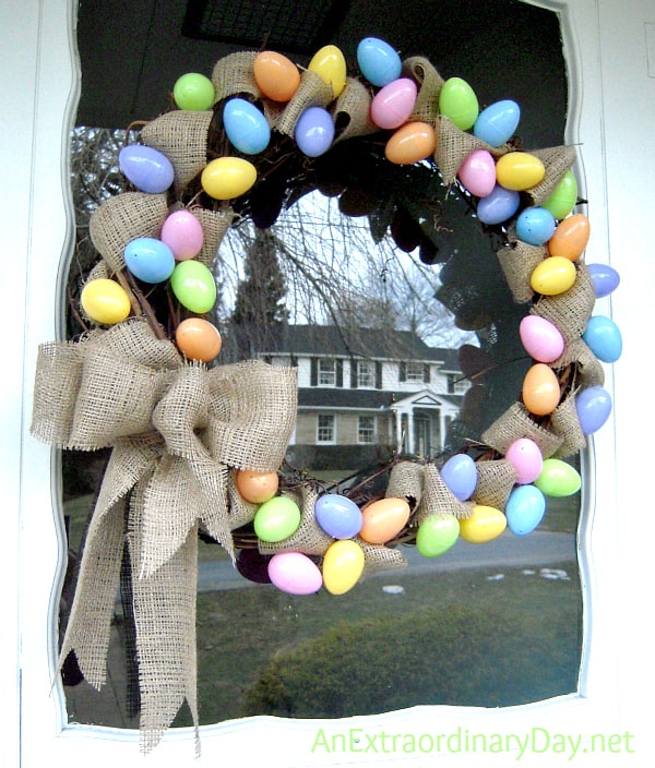 Easter Burlap Wreaths 1