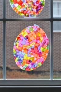 Easter Egg Sun Catcher Craft