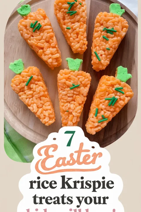 ?? 7 Creative Easter Rice Krispie Treats to Sweeten Your Holiday - Hop into the Easter spirit with these fun and festive Rice Krispie treat ideas! From bunny shapes to colorful eggs, these sweet creations are perfect for kids and adults alike. ?✨ #EasterTreats #RiceKrispieIdeas #HolidayBaking #FunRecipes #SweetTreats