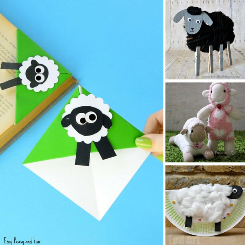 Easter Sheep Crafts for Kids