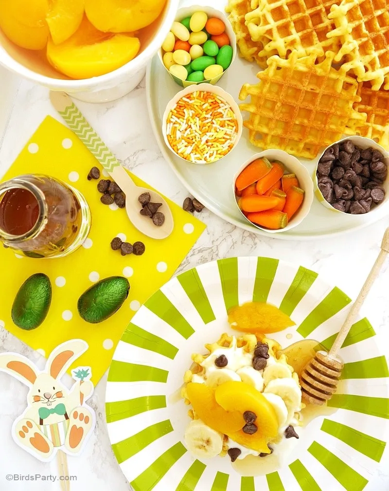 Easter Waffle Station Ideas