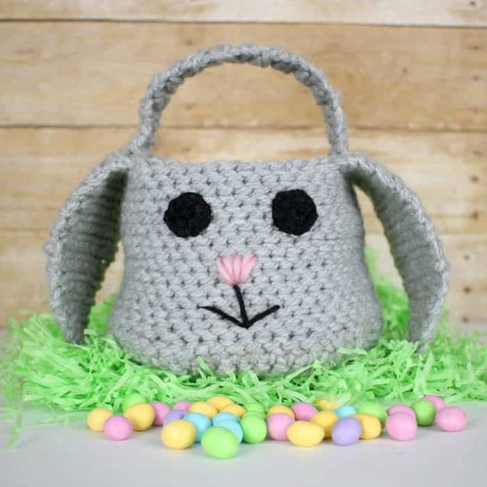 Easter Bunny Basket Crochet Pattern