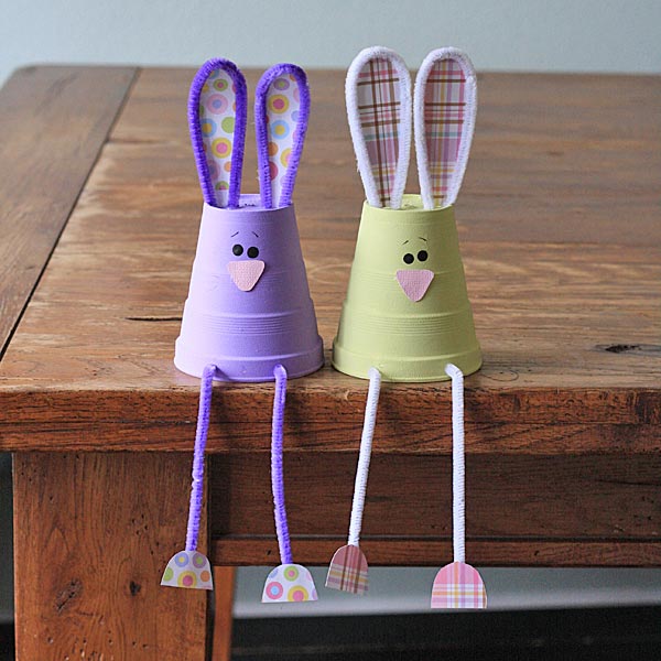 Foam Cup Bunnies - Crafts by Amanda