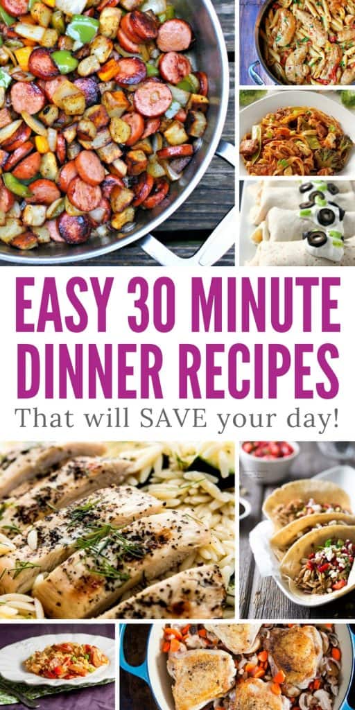 Best 30 Minute Dinner Recipes - Easy Midweek Meals!