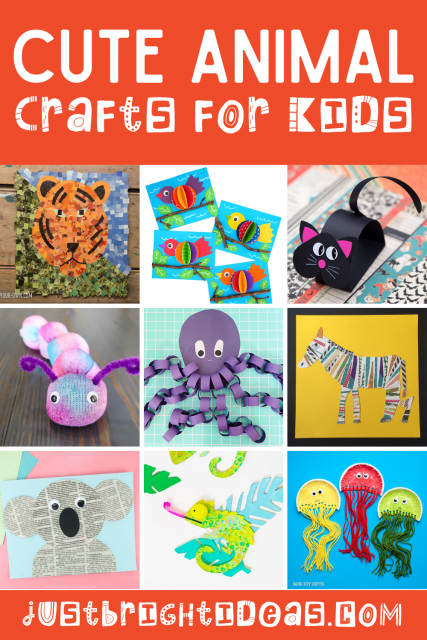 Cute animal crafts your kids will go crazy over!