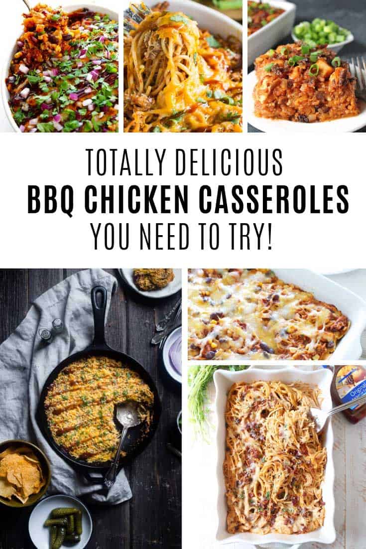 Yum these easy BBQ chicken casserole recipes look DELICIOUS!