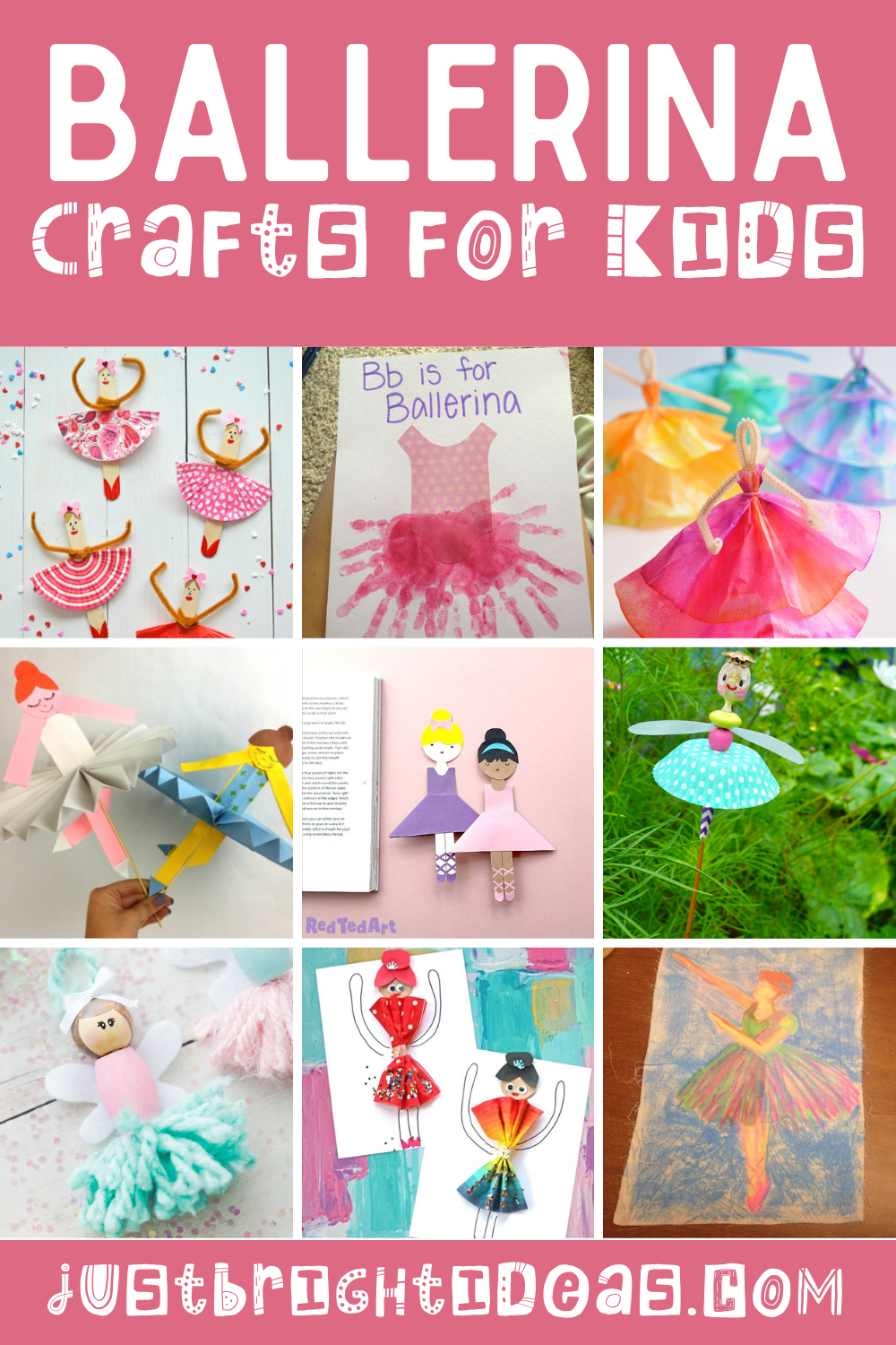 Loving these easy ballerina crafts for kids of all ages. Some are Edgar Degas inspired - others are perfect for your preschoolers!