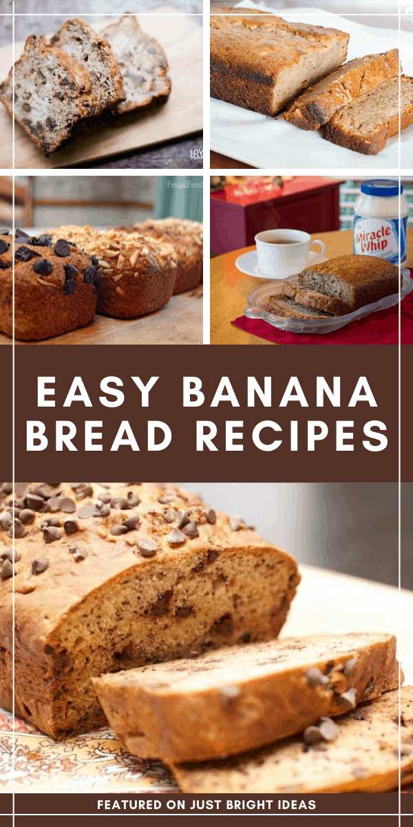 Simple banana bread recipes that taste great!