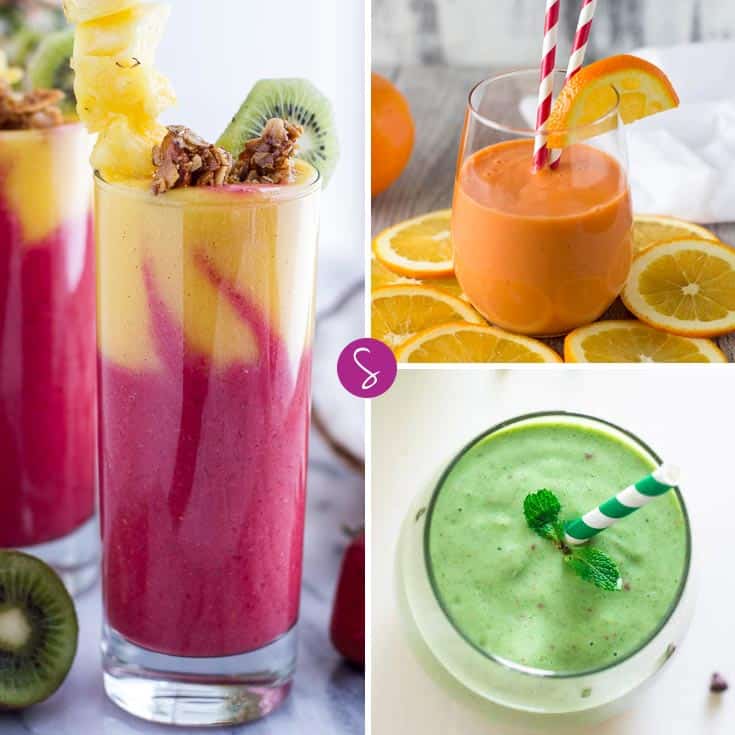 Easy Breakfast Smoothies {the whole family will love!}