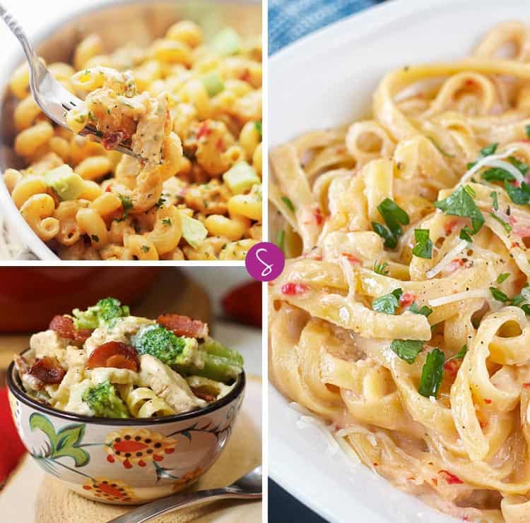 These easy Chicken Alfredo recipes look DELICIOUS! Perfect for the family to enjoy together.