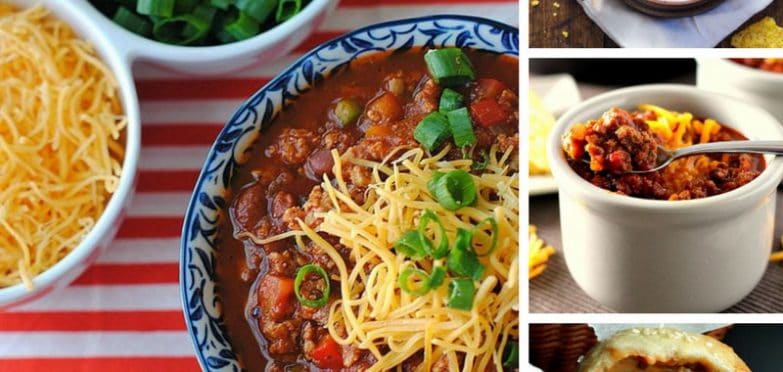 Totally drooling over these easy chili recipes that will be perfect for tailgating this Fall!