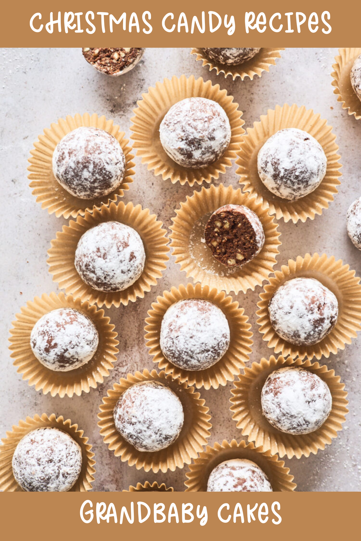 Grandbaby Cakes offers a boozy treat for adults with these rich, chocolatey bourbon balls. Perfect for parties or as a unique homemade gift, these candies have a warm kick that’s perfect for chilly nights.