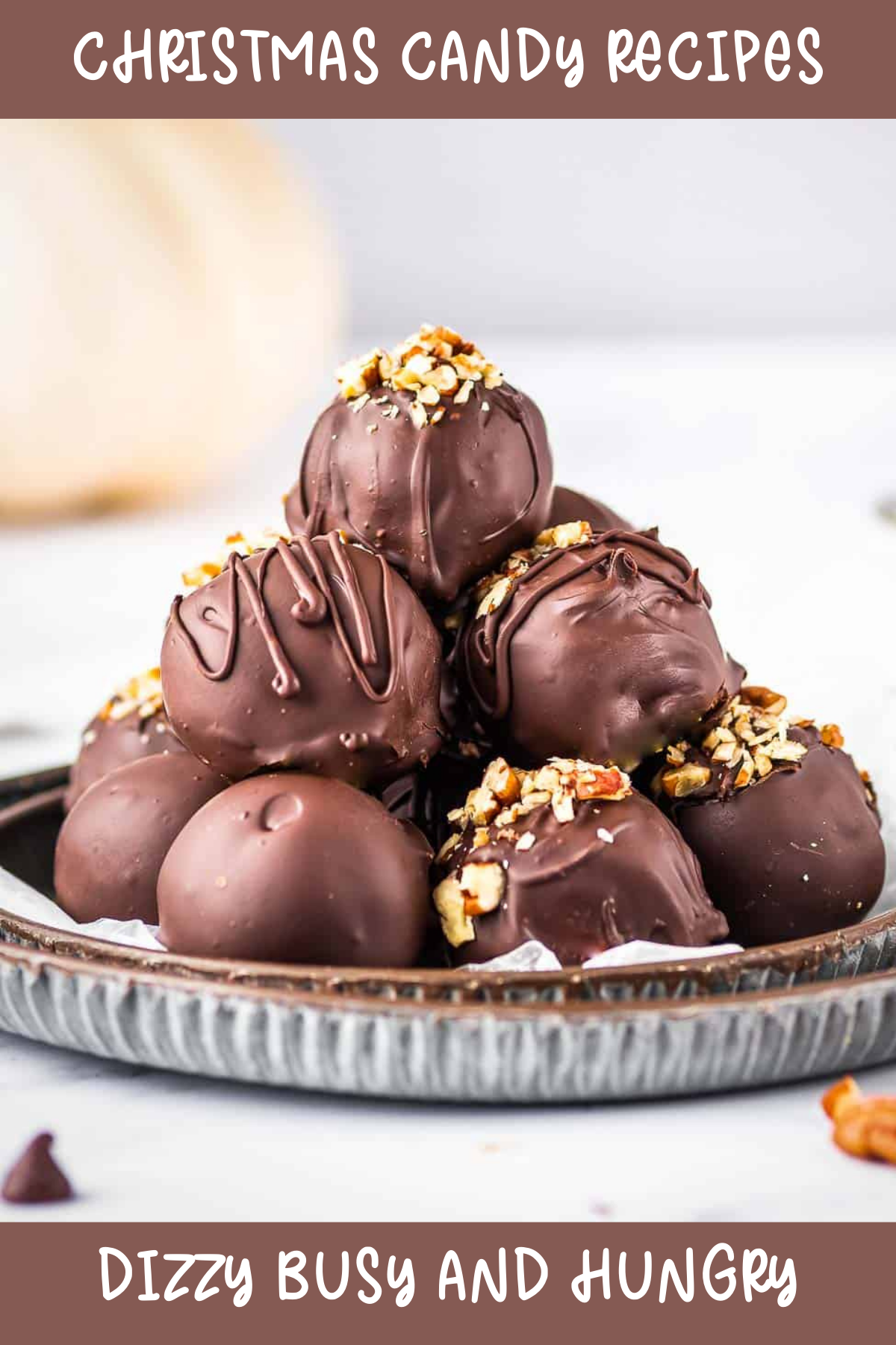 These pumpkin truffles from Dizzy Busy and Hungry bring a cozy, autumnal twist to your Christmas spread. They’re creamy, spiced, and coated in chocolate—perfect for anyone who loves a little pumpkin flair with their holiday sweets.