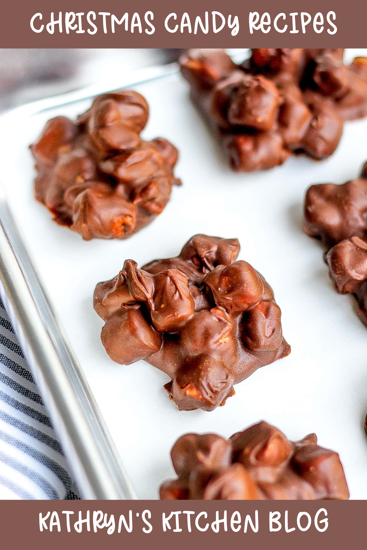 Kathryn’s Kitchen Blog offers up these rocky road candy clusters, packed with marshmallows, nuts, and chocolate. They’re rich, chewy, and crunchy—everything you want in a Christmas candy, plus they’re super easy to make!