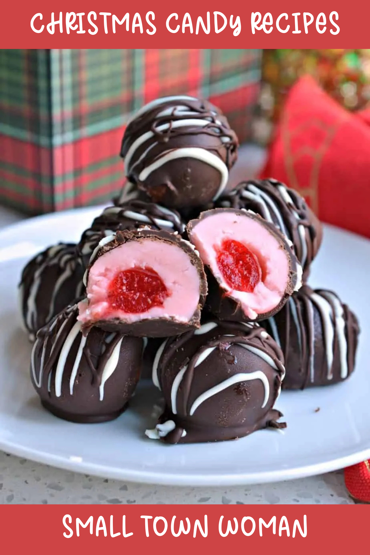 These homemade chocolate-covered cherries from Small Town Woman are an elegant treat to share during the holidays. With a juicy cherry center and a chocolate shell, they’re a perfect balance of tart and sweet!