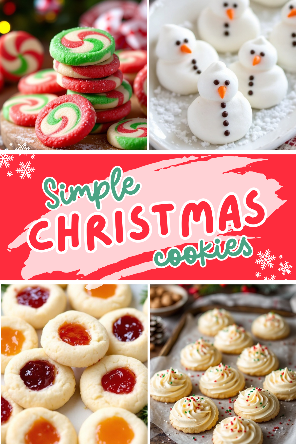 Bake your way into holiday cheer with 10 easy Christmas cookie recipes! Perfect for gift-giving or family gatherings. #EasyChristmasCookieRecipes #XmasCookies 🧑‍🍳🎅