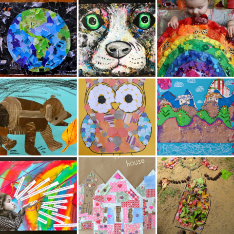 15 Easy Collage Art Ideas For Kids To Make At Home