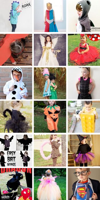 25 Easy Homemade Halloween Costumes for Kids {including no sew ideas!}