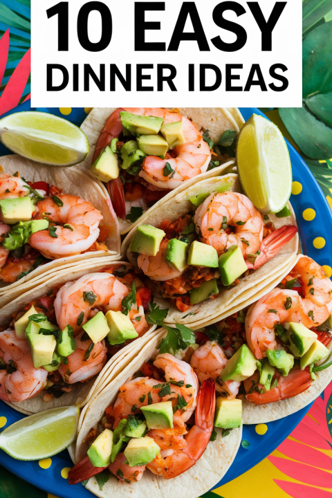 ? 10 Fast & Flavorful Easy Dinner Ideas ? Who says quick meals can’t be delicious? These easy dinner ideas are packed with flavor and ready in a flash. Perfect for busy nights! ?✨