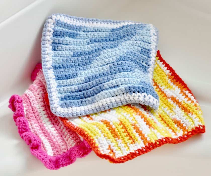 Easy Dishcloth Crochet Pattern
