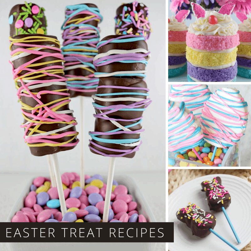 Yum! These Easter treat recipes look so bright and colorful they scream SPRING! They're easy enough for kids to make and tasty to eat too!