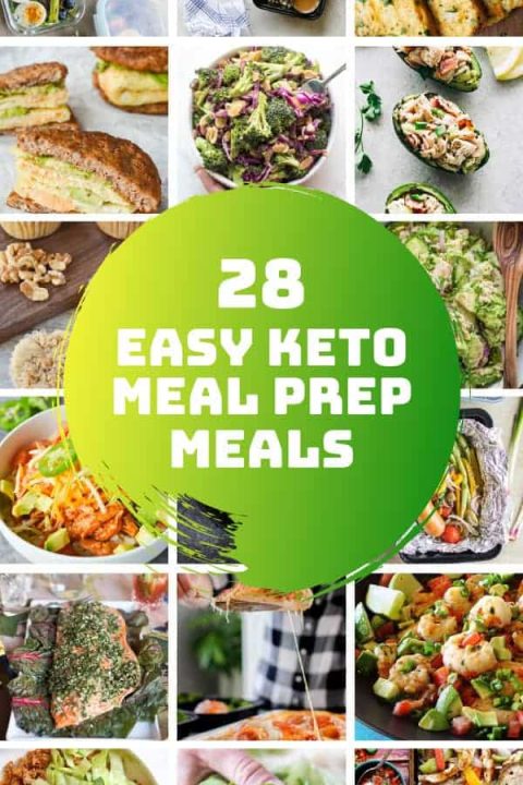 Looking for easy keto meal prep for beginners? We've got healthy recipes for breakfast, lunch and dinner which are easy to make and have the macros you need for ketosis. #mealprep #keto