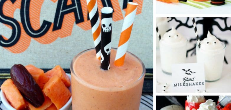 Super Spooky Halloween Milkshake Recipes {Don’t start your Halloween party without one!}