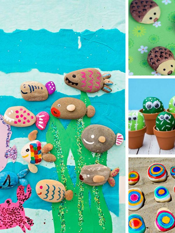 These easy painted rock ideas are just what we need for our stone collection!