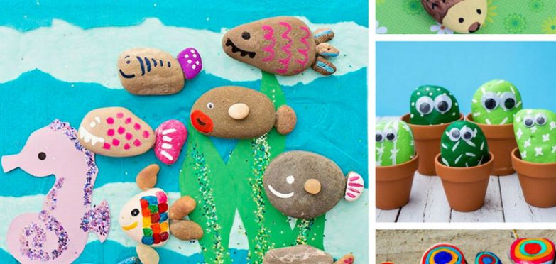 These easy painted rock ideas are just what we need for our stone collection!