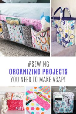 15 Awesome Sewing Projects for the Home to Make You an Organization Genius!