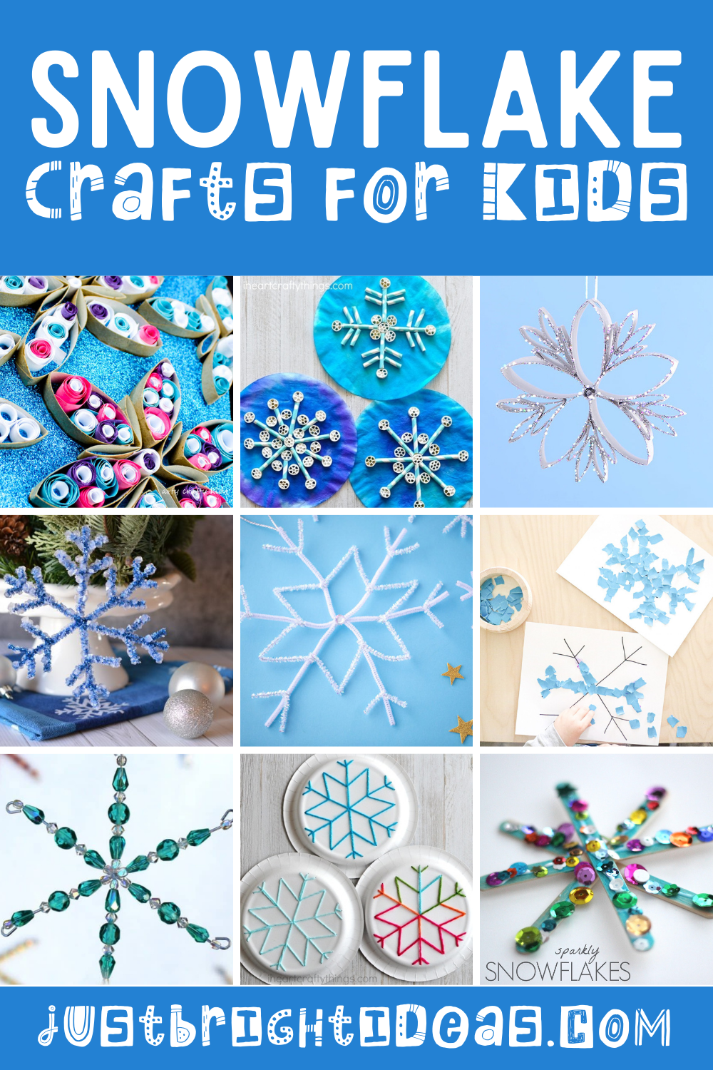 A Beaded Snowflake Craft For Kids: Math & Fine Motor Activity