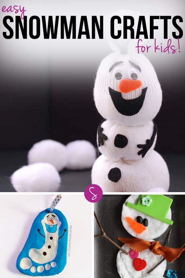 Easy Snowman Crafts for Kids to Make and Other Snowman Activities ...