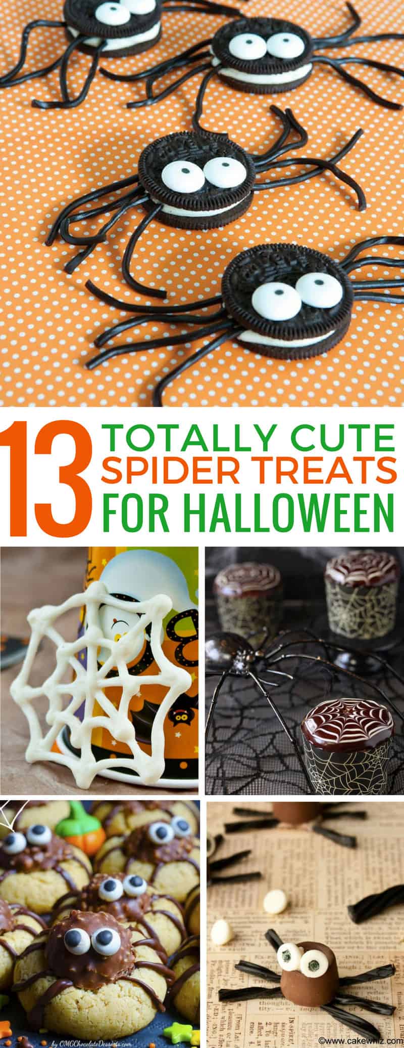 How adorable are these Halloween spider treats! Can't wait to make them with my kids! Thanks for sharing!