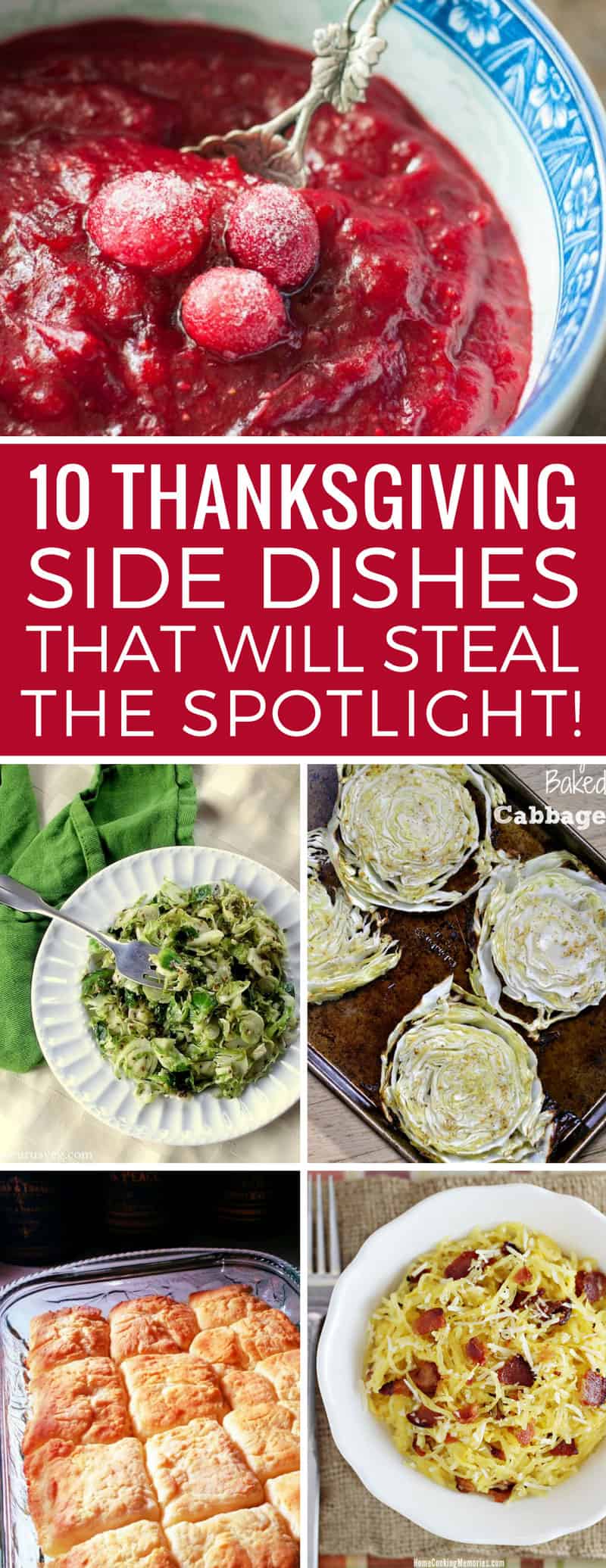 This is just what I needed - some easy Thanksgiving side dishes that don't take long to make but look and taste amazing! That cranberry sauce is making my mouth water! Thanks for sharing!
