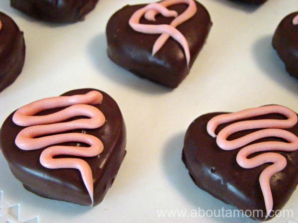 Nutella Chocolate Hearts Candy Recipe - About a Mom