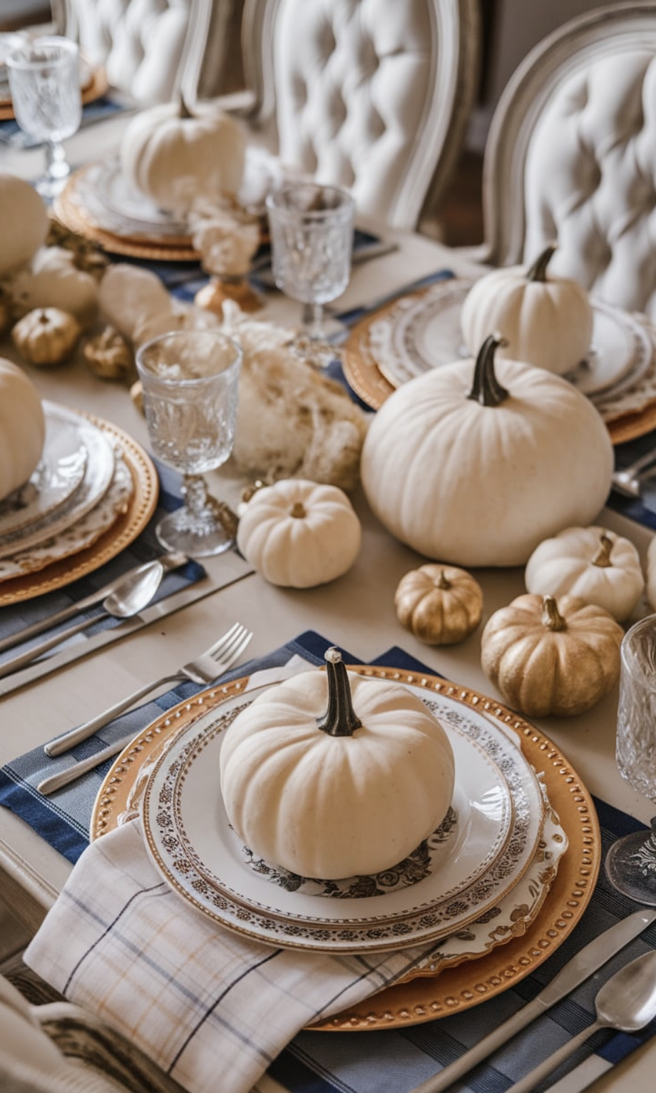 This Thanksgiving, set a table that’s both rustic and elegant! With natural textures and earthy colors, these tablescapes are just right for fall 🍁🕯️ #ThanksgivingTablescape #RusticStyle #CozyVibes