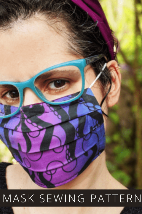 If you want to make your own face masks at home this sewing pattern is easy to follow and can be downloaded so you can get started right away