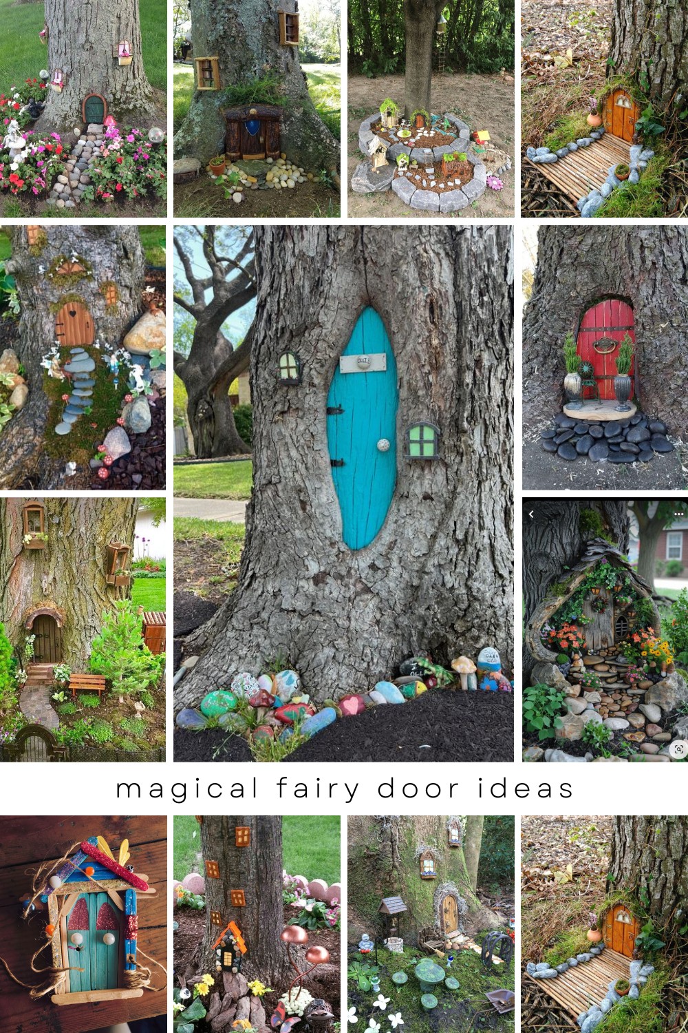 Bring magic to your backyard with these step-by-step fairy door tutorials! Learn how to make a fairy door with popsicle sticks and explore a variety of fairy door ideas. From fairy doors on trees to creating a fairy house in a tree trunk, these DIY projects are perfect for fairy garden enthusiasts. Add a magical touch to your outdoor decor and let your imagination run wild with DIY fairy home decor ideas! 🌸🌟 #FairyDoorIdeas #DIYFairyGarden