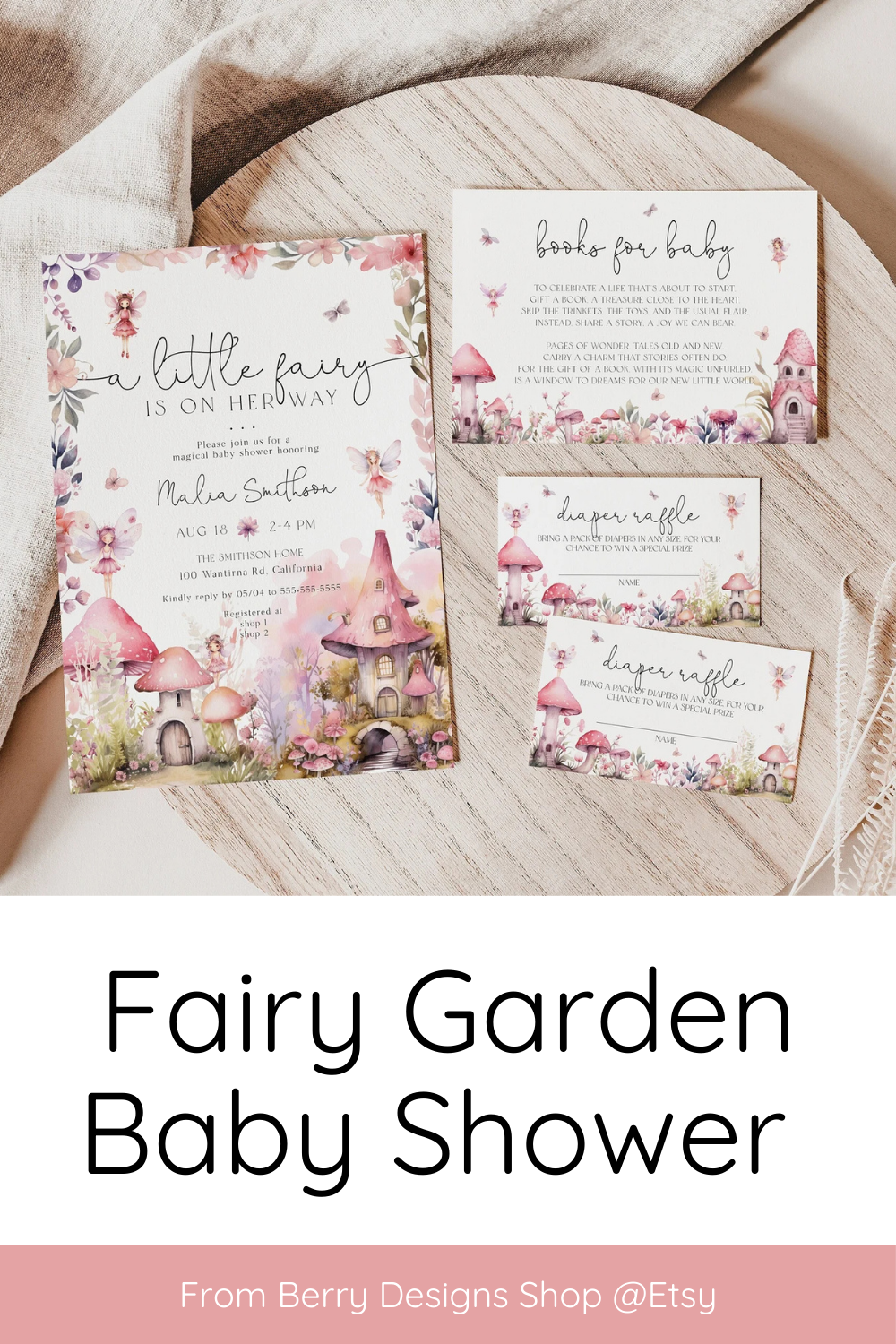 A Fairy Garden baby shower is a wonderful choice for expectant parents who wish to bring a touch of magic and natural wonder into their celebration!