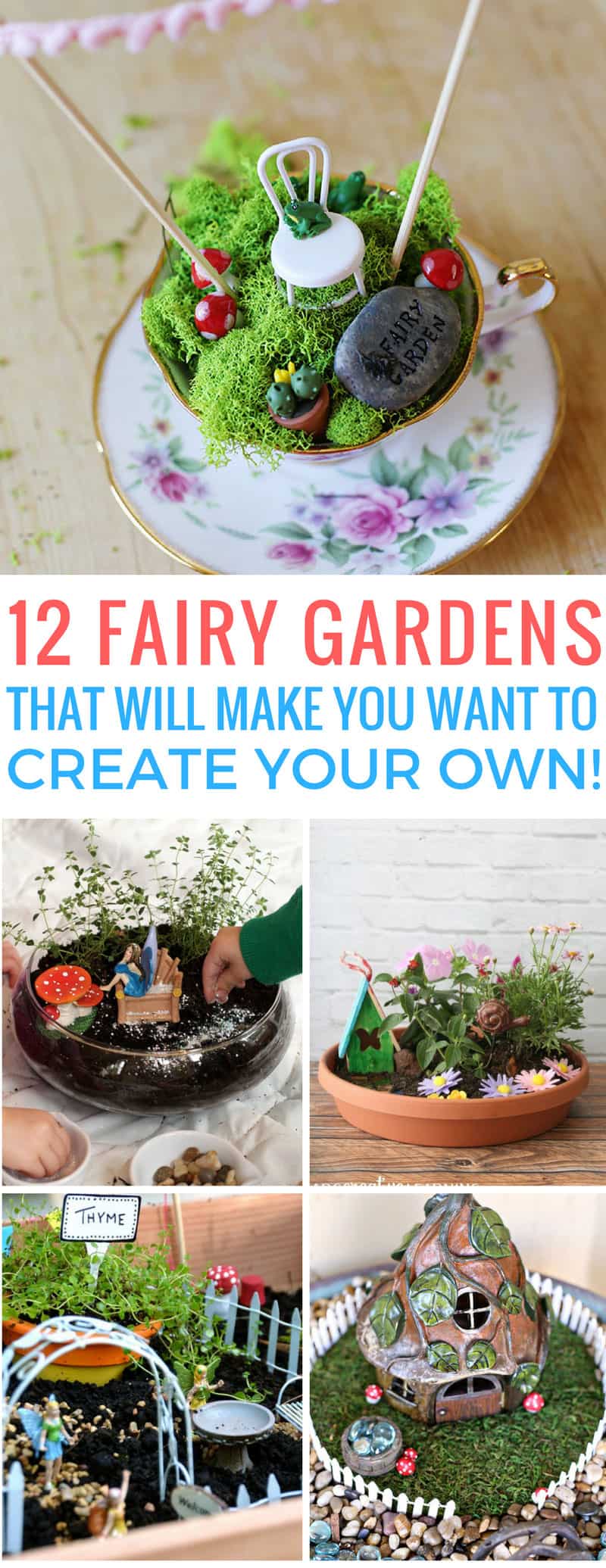 Totally inspired by these wonderful fairy gardens we're going to make one! Thanks for sharing!