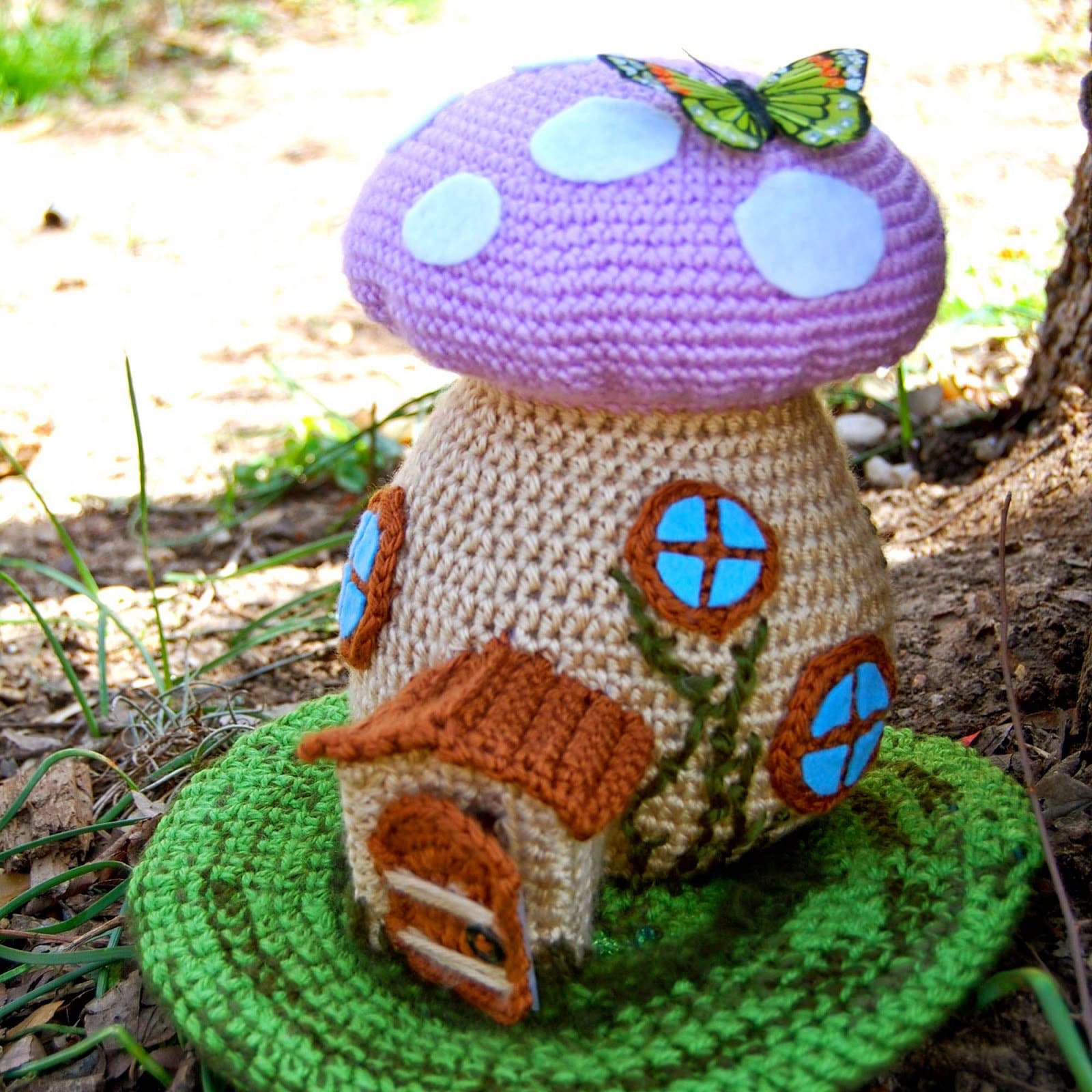 Fairy Toadstool House Crochet Pattern Free