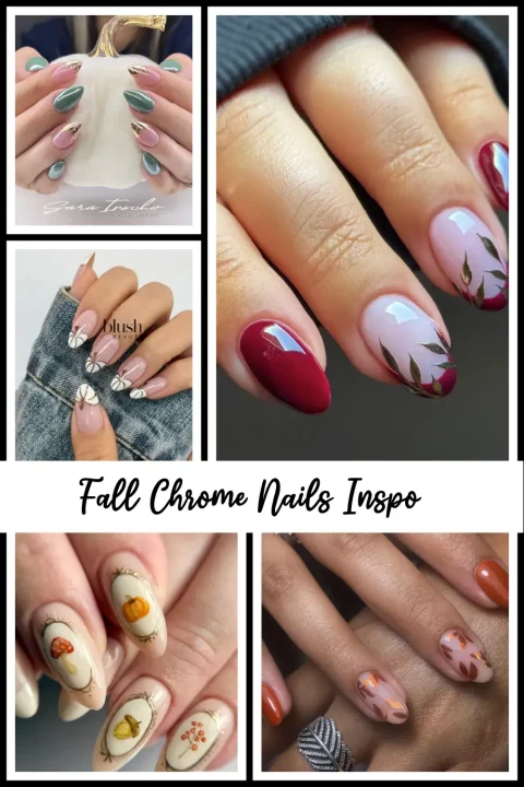 Gorgeous Fall Chrome Nails to Try This Year ?✨Warm tones, metallic shine, and cozy vibes — these chrome nail ideas are everything you need for the perfect autumn mani. #FallChromeNails #AutumnNails #NailInspo