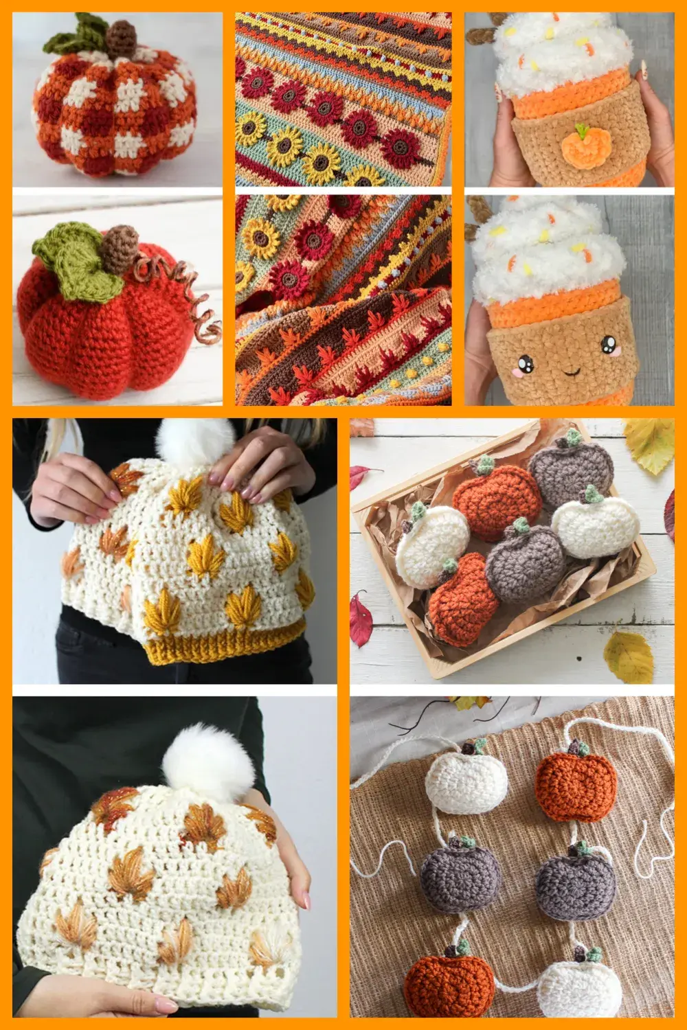 Get hooked on autumn with these cozy fall crochet patterns! From warm scarves and chunky blankets to cute pumpkins and seasonal decor, these projects are perfect for snuggly nights and handmade vibes. 🧵🍁 #FallCrochet #CozyCrafts #AutumnVibes