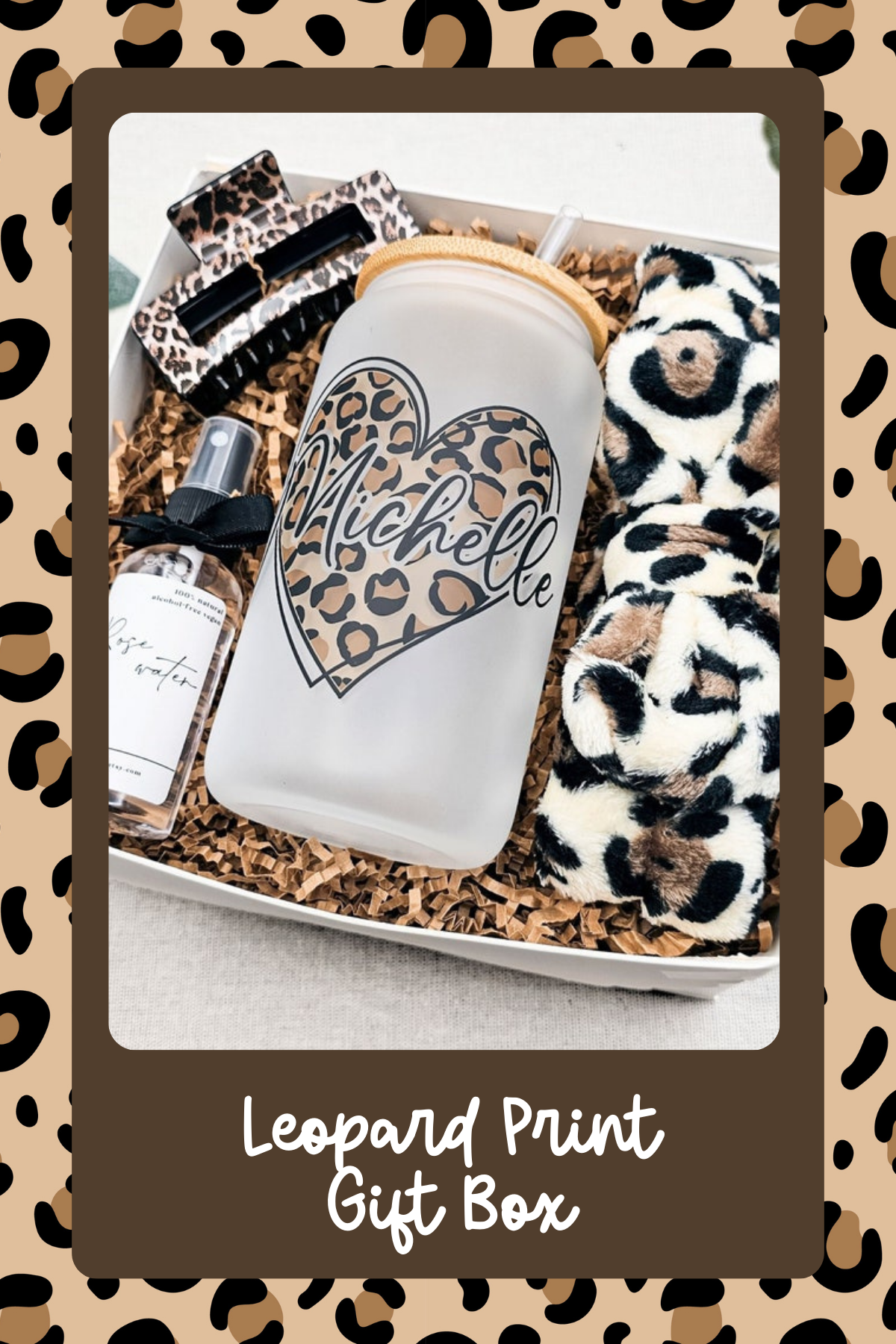 Treat the leopard lover in your life (or yourself!) with this personalized gift box. Packed with fun goodies, it’s the ultimate cozy yet stylish treat for fall.